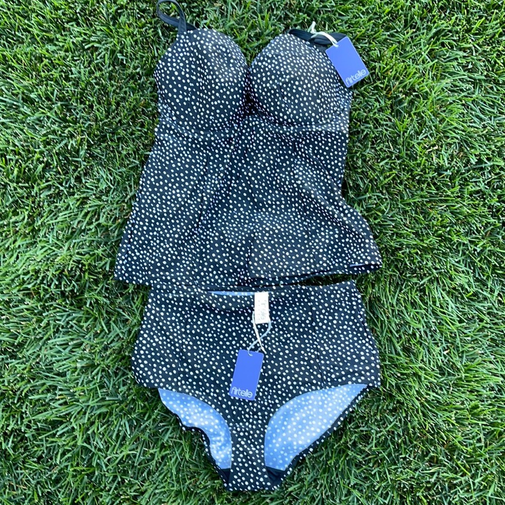 New Flirtelle Miami coast padded tankini & bottom.